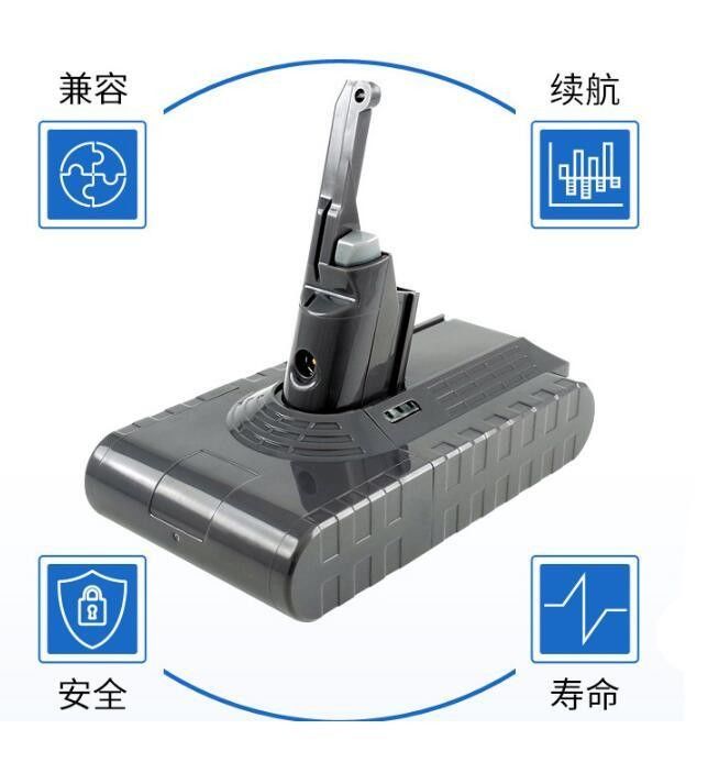 21.6V Li-Ion Dyson vervangende batterij voor V8 V7 handheld tafelstofzuigers