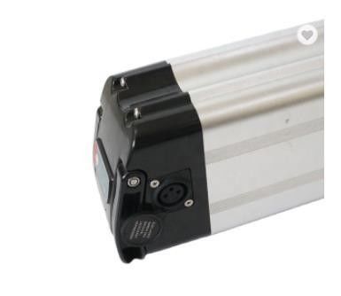 24V 36V 48V elektrische fietsbatterij in frame oplaadbaar zilveren vis type