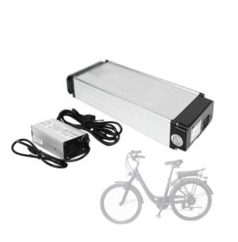 Zilveren E-bike batterij vervanging 48V voor E-Go Wondervelo Hapex City Line