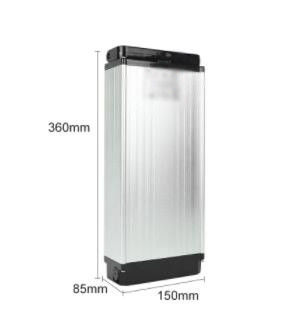 Zilveren E-bike batterij vervanging 48V voor E-Go Wondervelo Hapex City Line