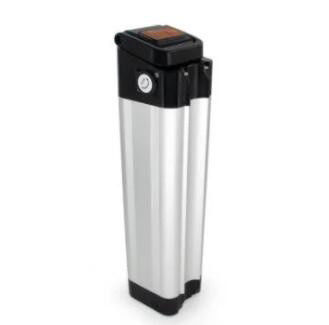 Zilveren vissen type ebike downtube batterij met 18650 Lithium Ion Cell 13.2ah 17.5ah 21ah
