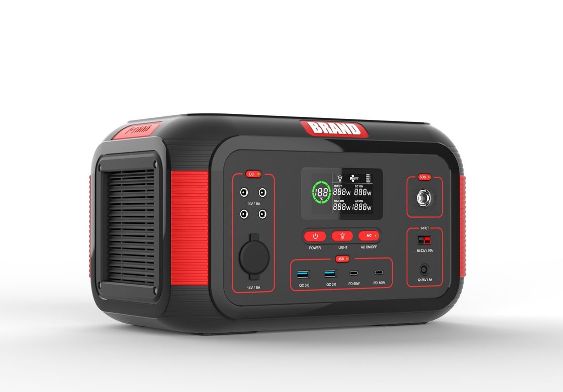 USB 1000W 22.2V 36.4ah Oplaadbare zonne-energiecentrale voor thuis buitenkamperen