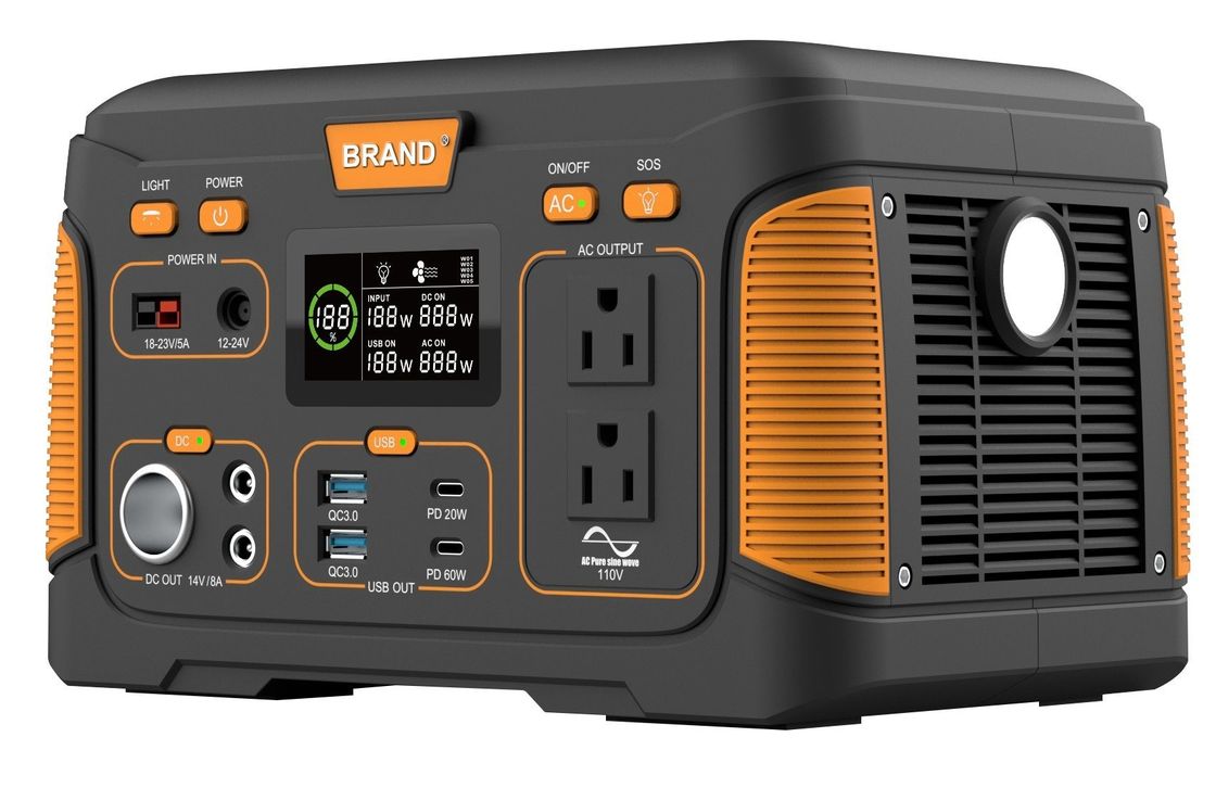 USB 500W 14.8V 30ah Oplaadbare zonne-energiecentrale voor thuis buitenkamperen