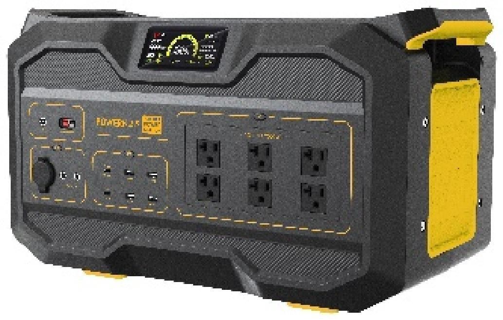 Zonne-generator 500W Draagbare elektriciteitscentrale met zonnepaneelcapaciteit 515wh Stroomvoorziening voor buiten kamperen nachtvisserij