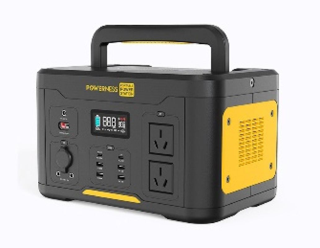 Zonne-generator 500W Draagbare elektriciteitscentrale met zonnepaneelcapaciteit 515wh Stroomvoorziening voor buiten kamperen nachtvisserij