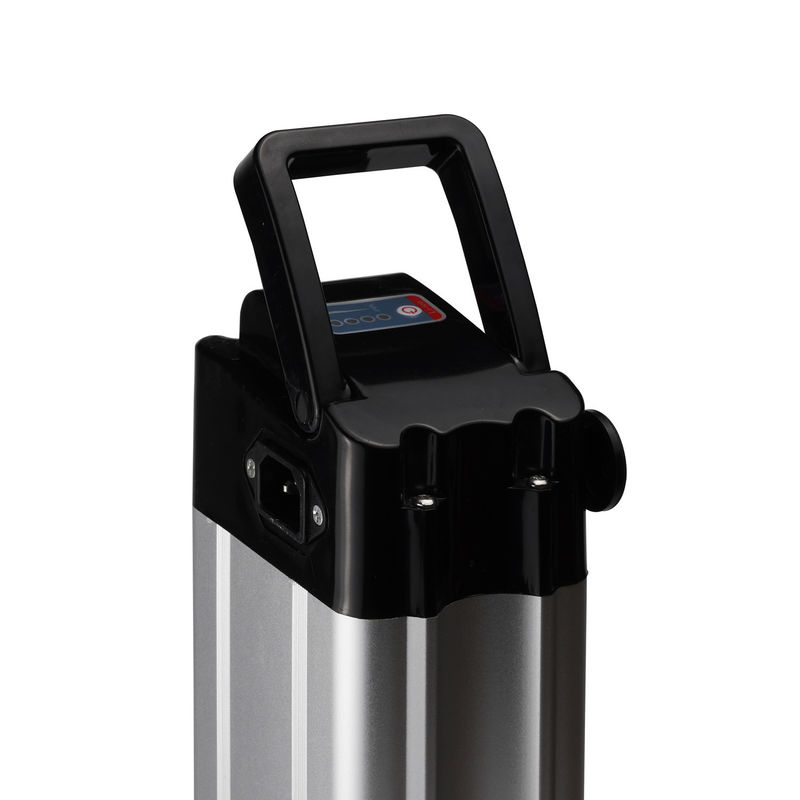 E-fiets vervangende batterij 1000W 24V 36V 48V 10ah 15ah 20ah stofzuiger batterij fiets batterij 18650 cel downtube zilveren vis stijl batterijpakket
