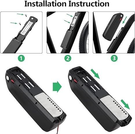OEM Impulsbatterij 48V 15.6ah 17.4ah, 19.2ah, E Bike Vervangingsbatterij Fit Panasonic elektrische fiets