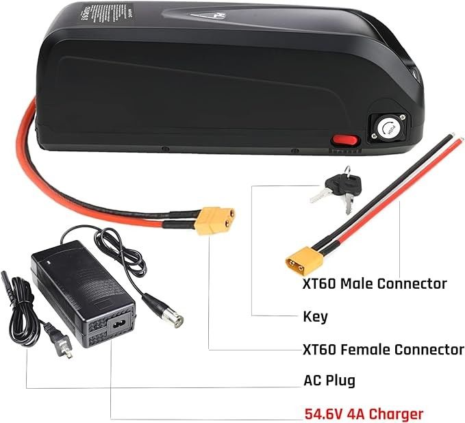 OEM Impulsbatterij 48V 15.6ah 17.4ah, 19.2ah, E Bike Vervangingsbatterij Fit Panasonic elektrische fiets