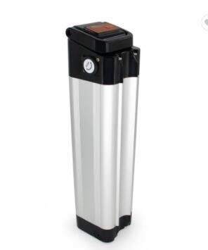 Zilveren vis Lithium Ion E Bike Battery vervanging oplaadbare Down Tube 36V