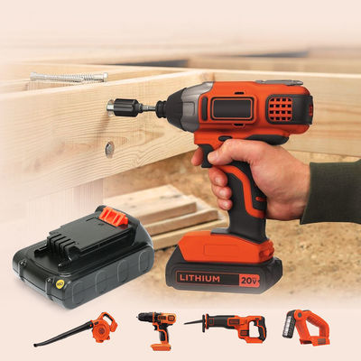 Draadloze Li-Ion Black & Decker Power Tool batterijen 20V 2500mAh