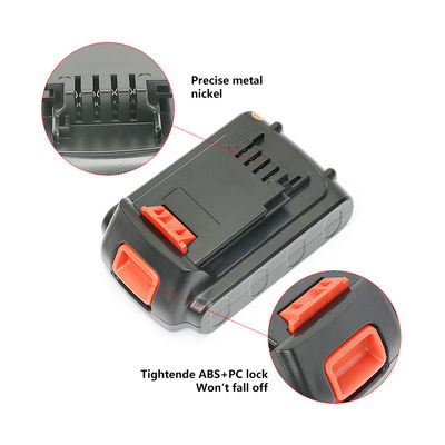 Oplaadbare Black & Decker Power Tool batterijen 20V 3000mAh Li-ioncel