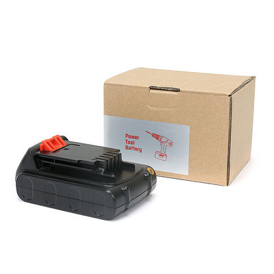 20V 4000mAh Black & Decker Power Tool Batterijen, Li Ion Power Tool Batterijen vervangen