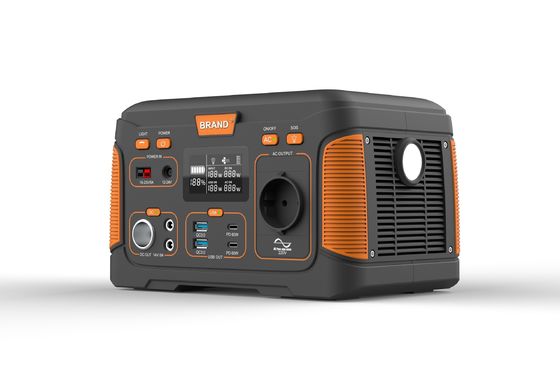 300W Draagbare Buitenkrachtcentrale Noodcamping Batterijbank Met AC/DC-omvormer