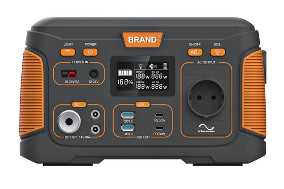 300W zonne-generator Draagbare elektriciteitscentrale 14,8V 20,8ah Voor buitenkamperen
