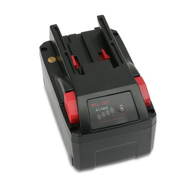 28V 6000mAh Milwaukee vervangende power tool batterij Makkelijk te installeren Steady output met slide pack batterij