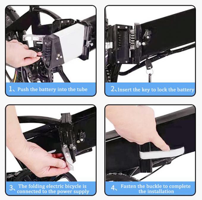 36V 48V10.4ah 12.8ah 14ah Rechargeable Silverfish E-Bike Battery Folding Electric Bike Ebike Lithium Batteries