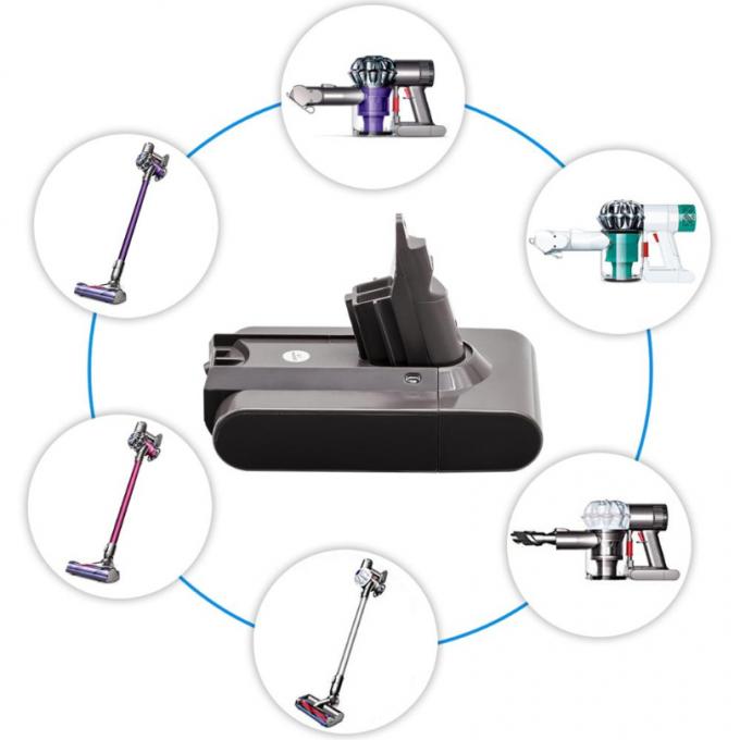 21.6V 3600mAh Deep Cycle Handheld Cordless Vacuum Cleaner Rechargeable Lithium-Ion Battery for Dysons V8