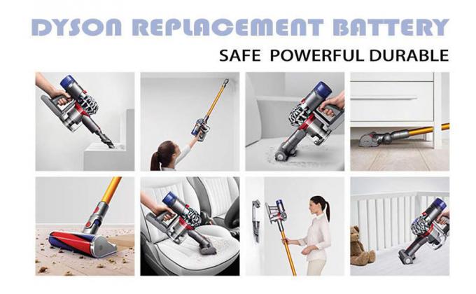 21.6V 3.0ah Deep Cycle Replacement Li-ion Battery for Dysons V8 Sv10 Handheld Cordless Vacuum Cleaners Electric Tools Battery Manufacturer in China