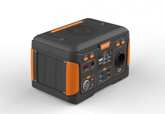 300W Draagbare Buitenkrachtcentrale Noodcamping Batterijbank Met AC/DC-omvormer 3