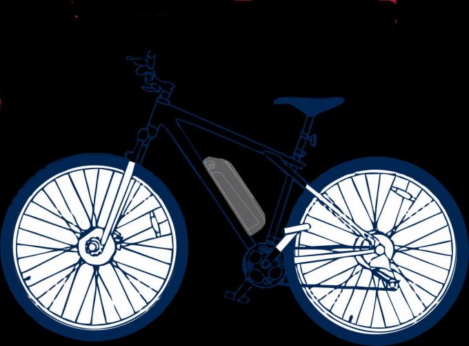 36V Ebike Hailong Downtube Lithiumbattery voor elektrische fiets met USB-oplader inbegrepen 1