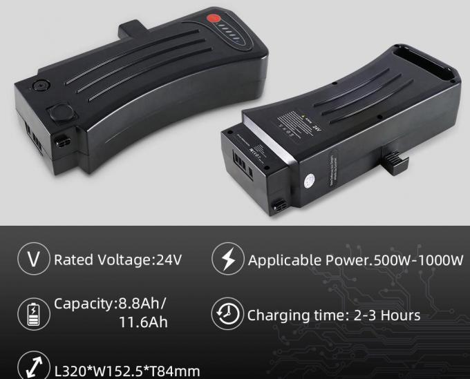 24V 11,6ah E-Bike batterij vervanging voor Samsung 10icr19/65-4, SDI-3610c, SDI-3611c - 10,4ah 36V Li-ion batterij voor elektrische fiets Akku 1