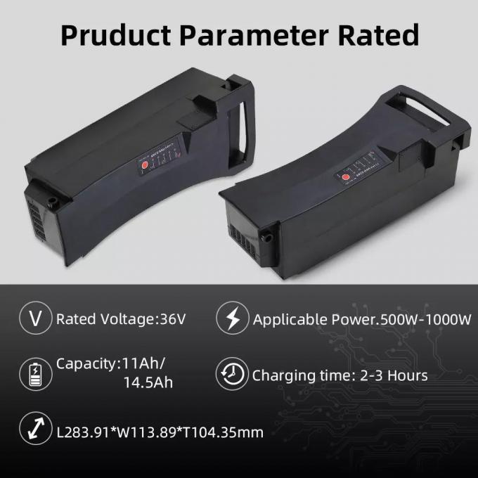 Compatibel met de Ebikes met Panasonic 36V systeem batterijpakket zoals Raleigh Series 36V 17ah Lithium batterij 2