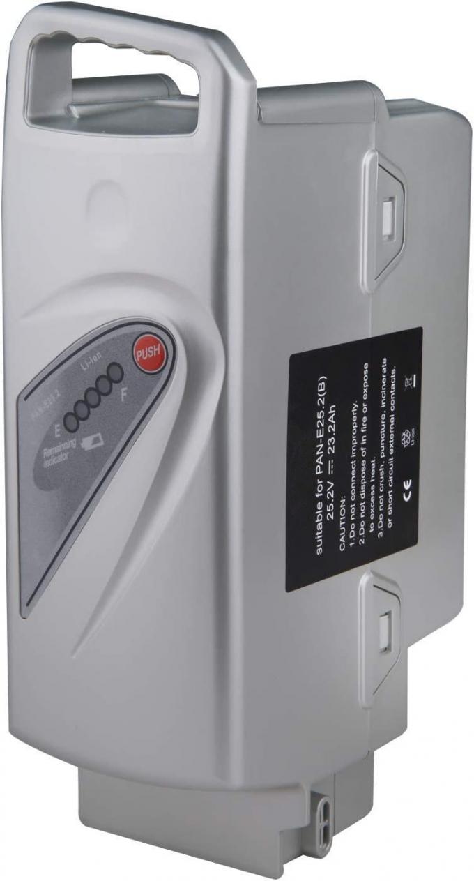 18650 Panasonic Replacement 25.2V Lithium Battery for Electric Bike