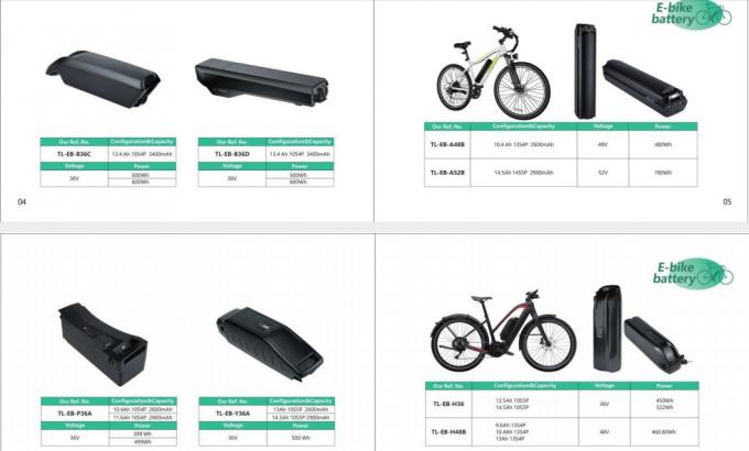 Oplaadbare 10s5p 10s6p 36V Lithium Ion Battery Samsung Zhenlong Phylion Ebike Battery Pack 10
