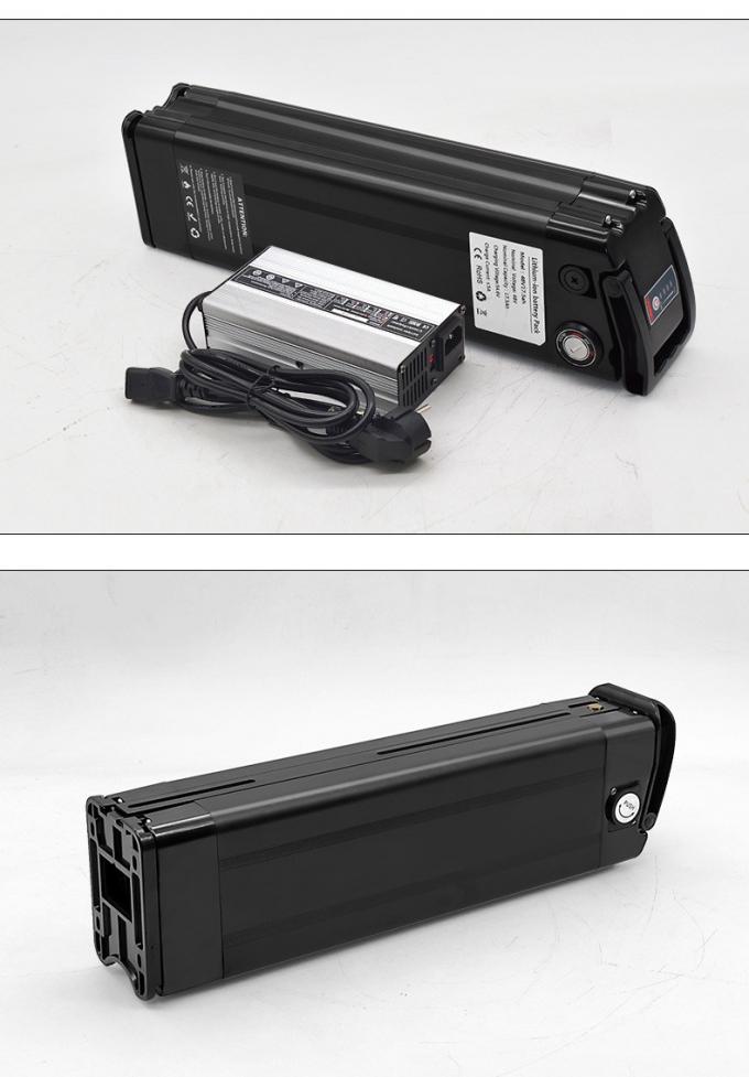 Hoogwaardige zilveren vissenbatterij 48V 20ah Lithium Ion E-Bike batterij voor 1000W elektrische fiets Ebike Akku 4